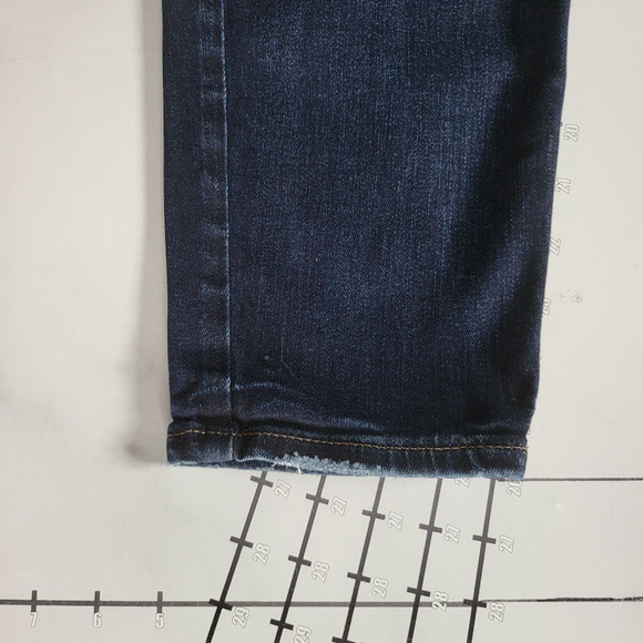 Silver Jeans Womens 32 Blue Pants Avery Skinny Crop Stretch Dark Denim - Picture 8 of 8